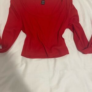SHEIN Red Crop Top